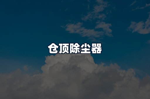 仓顶除尘器